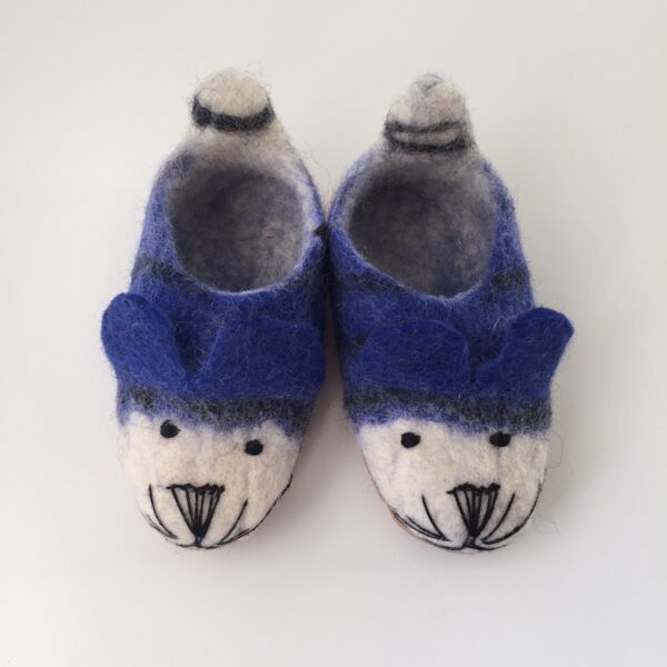 Chaussons bleus