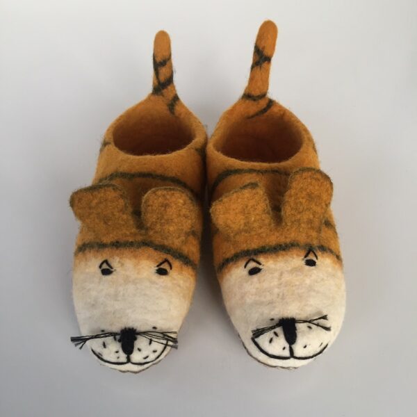 chaussons adultes tigre