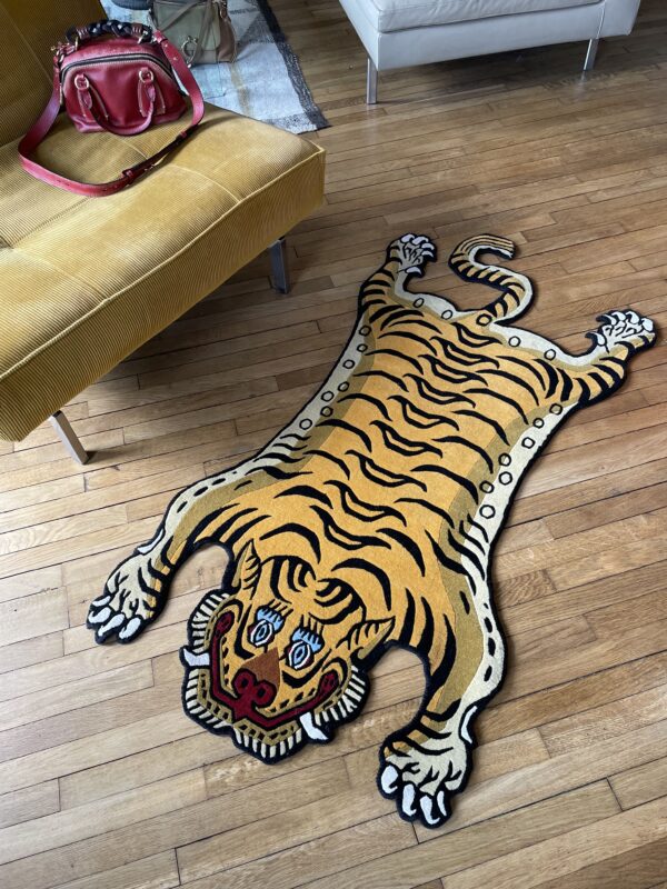 Tapis Tigre en laine